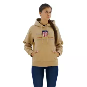 Худи Gant Archive Shield, бежевый