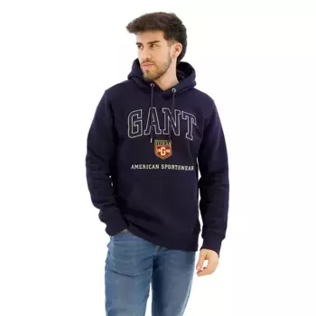 Худи Gant Graphic, синий
