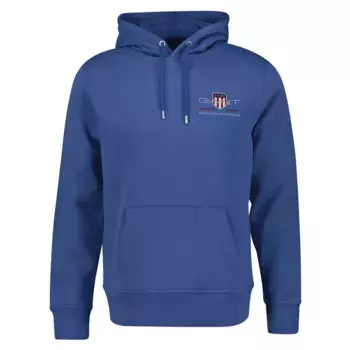 Худи Gant Medium Archive Shield Regular Fit, синий