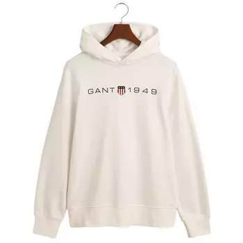 Худи Gant Printed Graphic, бежевый