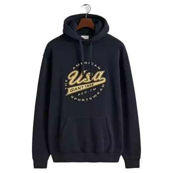 Худи Gant Usa, синий