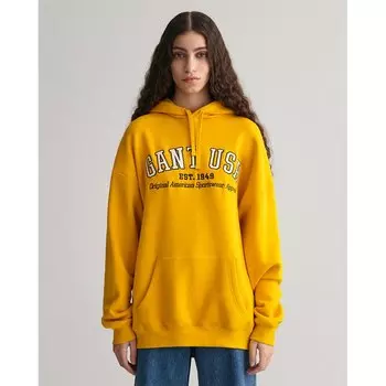 Худи Gant Usa, желтый