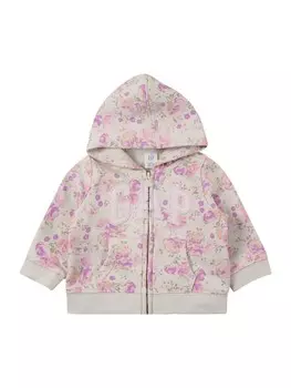 Худи GAP Zip-Up Hoodie, серый