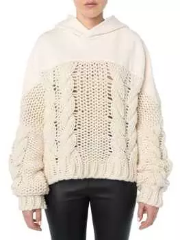 Худи Гибридной Вязки Amiri Alabaster