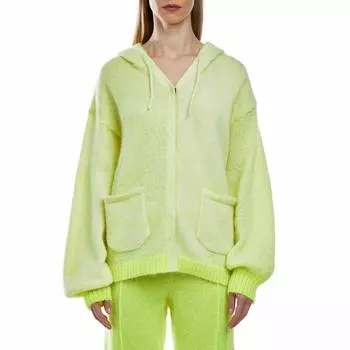Худи giu giu, Fluorescent Mohair Hoodie Cardigan