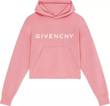 Худи Givenchy Archetype Cropped 'Flamingo', розовый