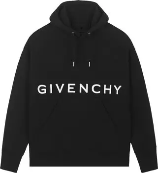 Худи Givenchy Embroidered Hoodie Classic Fit 'Black', черный