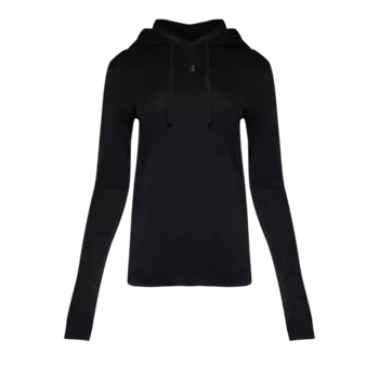 Худи Givenchy Fitted 'Faded Black', черный
