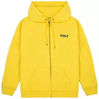 Худи GOLF WANG Collage Zip Up Hoodie 'Yellow', желтый