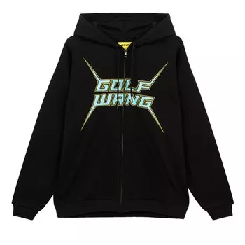 Худи GOLF WANG Maddox Zip Up Hoodie, черный