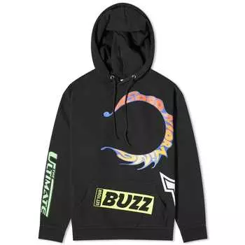 Худи Good Morning Tapes Trip Popover, цвет Acid Black