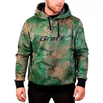 Худи Graff Carp Waterproof, зеленый