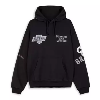 Худи Grimey Causing Panic Vintage, черный