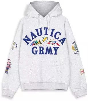 Худи Grimey Mighty Harmonist Nautica Vintage, серый