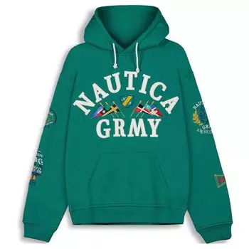 Худи Grimey Mighty Harmonist Nautica Vintage, зеленый