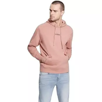 Худи Guess Organic Cotton Roy Roy, розовый