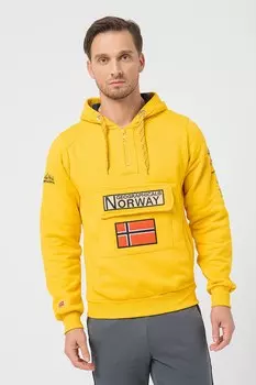 Худи Gym Class с логотипом Geographical Norway, желтый