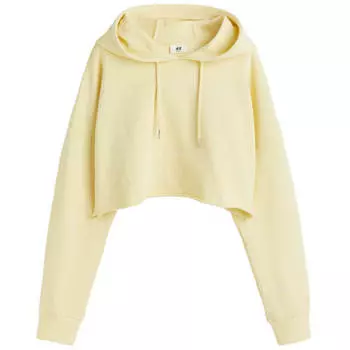 Худи H&amp;M Crop, желтый