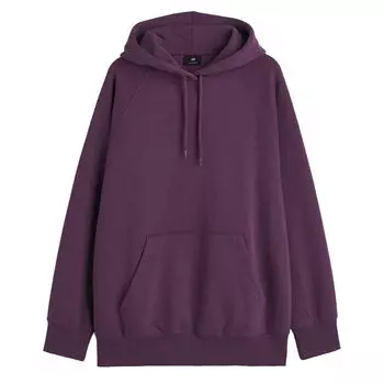 Худи H&amp;M Oversized Fit, темно-фиолетовый