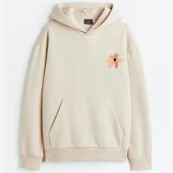 Худи H&amp;M Print Relaxed Fit,