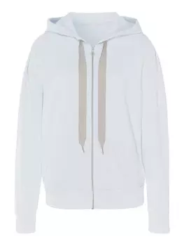 Худи Hanro Zip-Up Hoodie Natural, светло-голубой