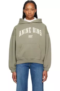 Худи Harvey Anine Bing, зеленый