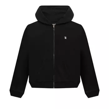 Худи Hellstar Essentials Zip Up Hoodie, черный