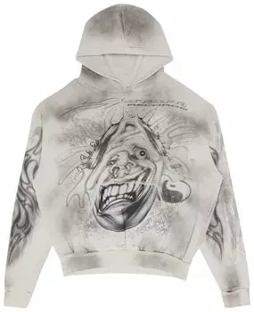Худи Hellstar HStar Records Hoodie 'White', кремовый