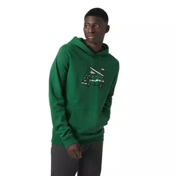 Худи Helly Hansen F2F Cotton, зеленый
