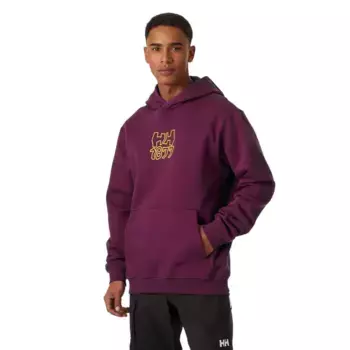Худи Helly Hansen Graphic, фиолетовый