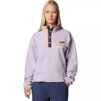 Худи Helvetia ii укороченное на молнии 1/2 из флиса Columbia, лавандовый