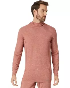 Худи Hot Chillys Clima-Tek, цвет Redwood Heather