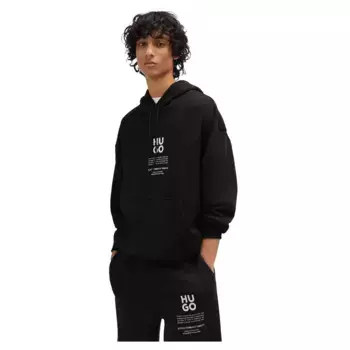 Худи HUGO Dflohood 10262601, черный