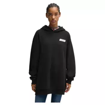 Худи HUGO Oversized 1 01 BLUE, черный