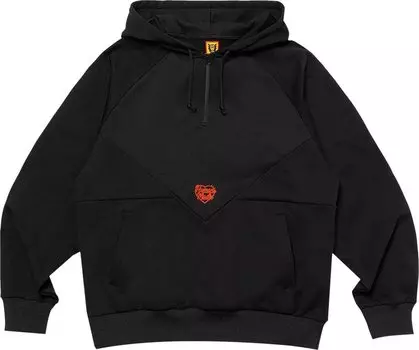 Худи Human Made Half Zip 'Black', черный