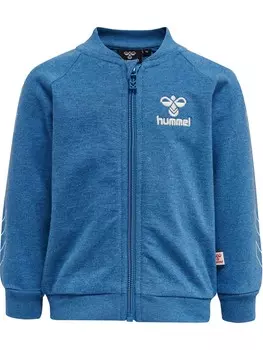 Худи Hummel Athletic Zip-Up Hoodie Glen, цвет mottled blue