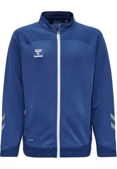 Худи Hummel Athletic Zip-Up Hoodie Lead, темно-синий