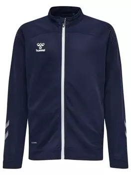 Худи Hummel Athletic Zip-Up Hoodie Lead Poly, морской синий