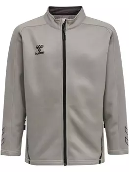 Худи Hummel Athletic Zip-Up Hoodie, серый