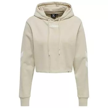 Худи Hummel Legacy Cropped, бежевый