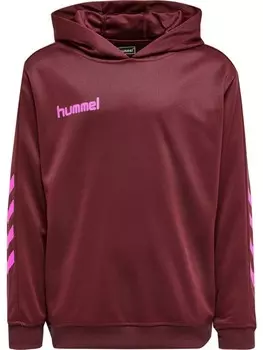 Худи Hummel Poly Hmlpromo Multisport Kinder, цвет biking red/raspberry sorbet
