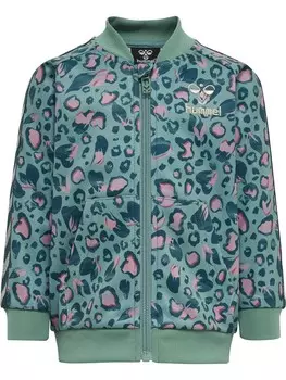Худи Hummel Zip-Up Hoodie, цвет emerald/jade