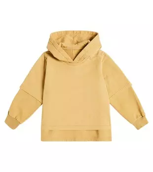 Худи hustler из хлопкового джерси Rick Owens, желтый
