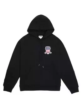 Худи Icon с логотипом реглан Avirex, черный