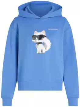 Худи Ikon Choupette KARL LAGERFELD, синий