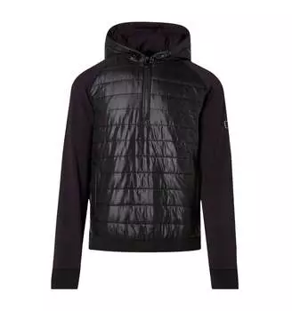 Худи International tes Baffle на полумолнии Barbour, черный