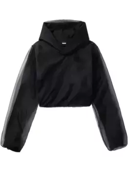 Худи из джерси We11done, черный