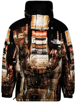 Худи из коллаборации с The North Face Supreme, черный