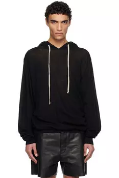 Худи из нестабильного хлопка Hollywood Rick Owens, черный