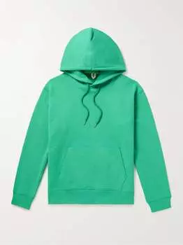 Худи из органического хлопкового джерси Owl ARKET, зеленый